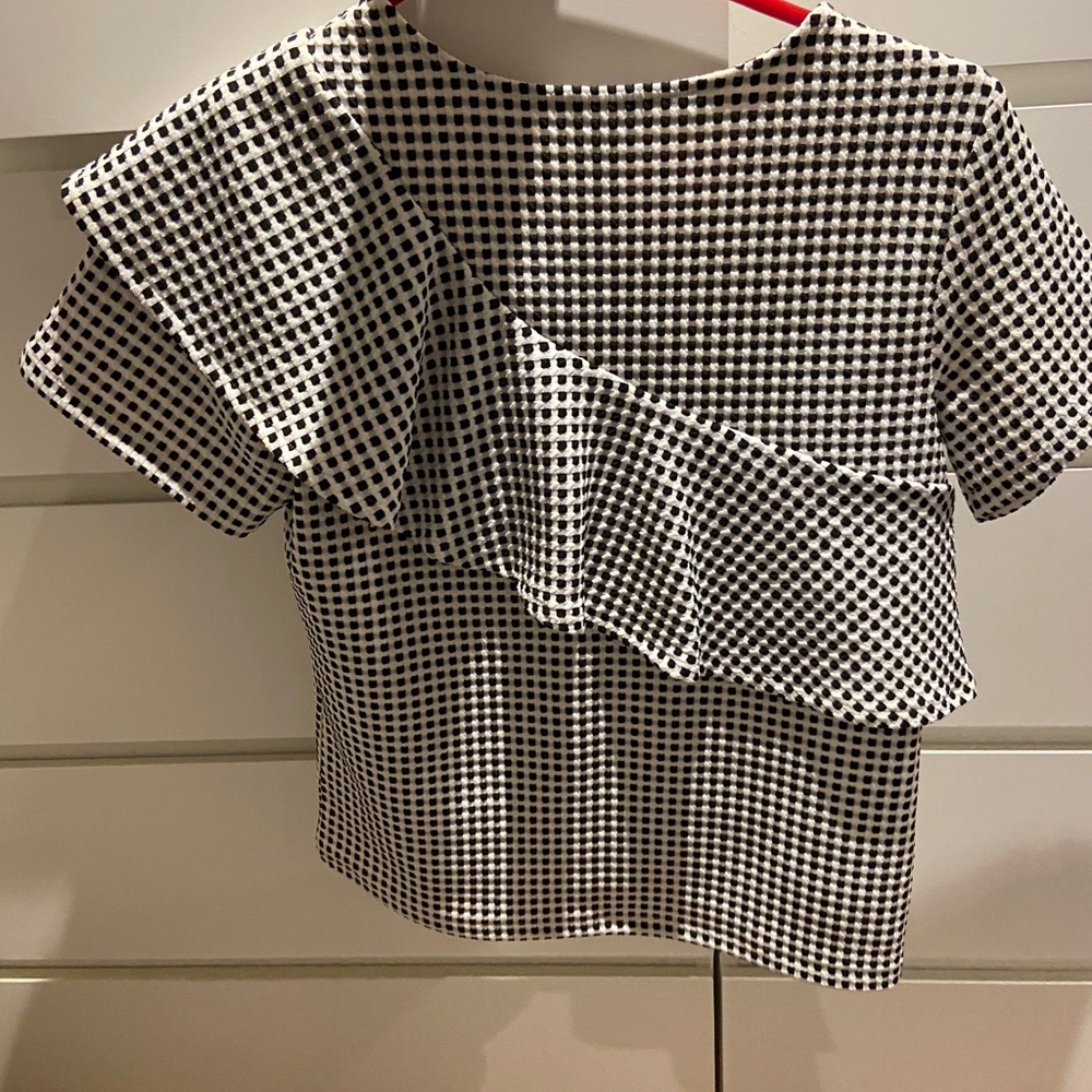 COPY - Ruffle Gingham Top - Picture 2 of 2